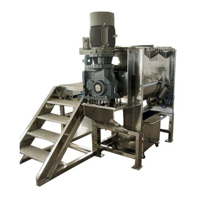 Dry Powder Horizontal Ribbon Mixer / Horizontal Mixing Machine